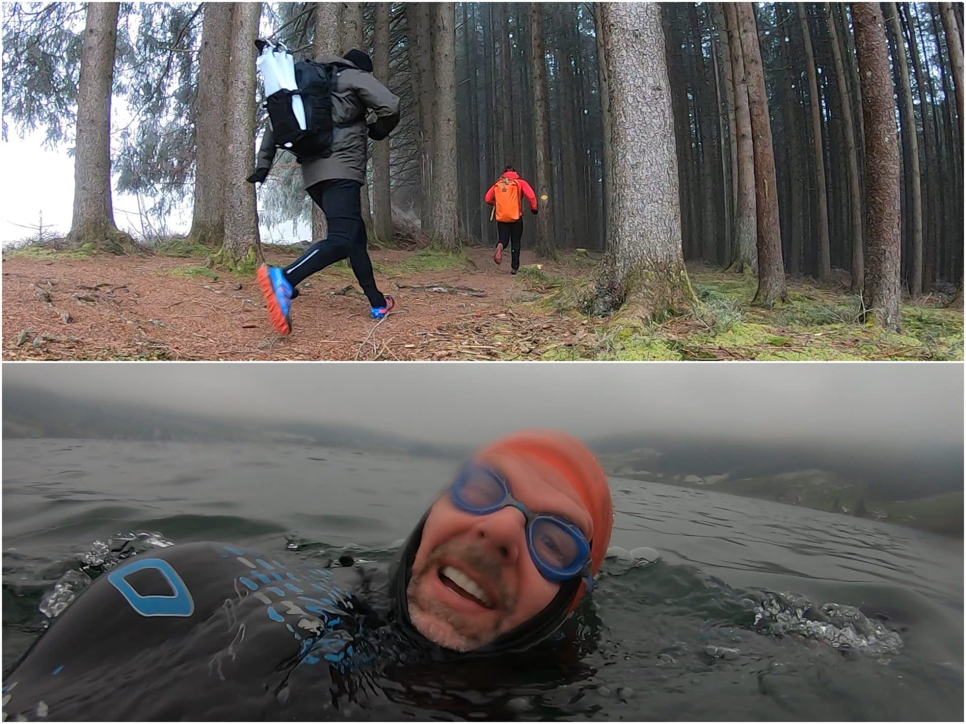 Jeff Grant Winter Swimrun Switzerland