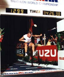Ironman finish