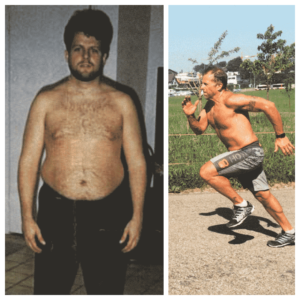 Before and after photos of Jeff Grant’s fitness journey